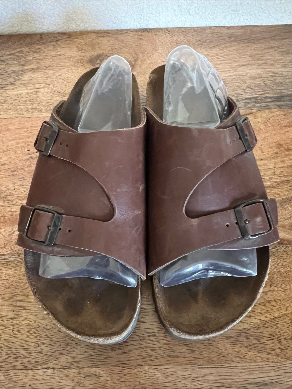 Birkenstock Unisex Zurich Oiled Leather Habana Sandals Size 42 L11-11.5 M 9-9.5 - Picture 6 of 14